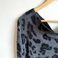 Rayon Animal Print Maternity Long Sleeve / Medium