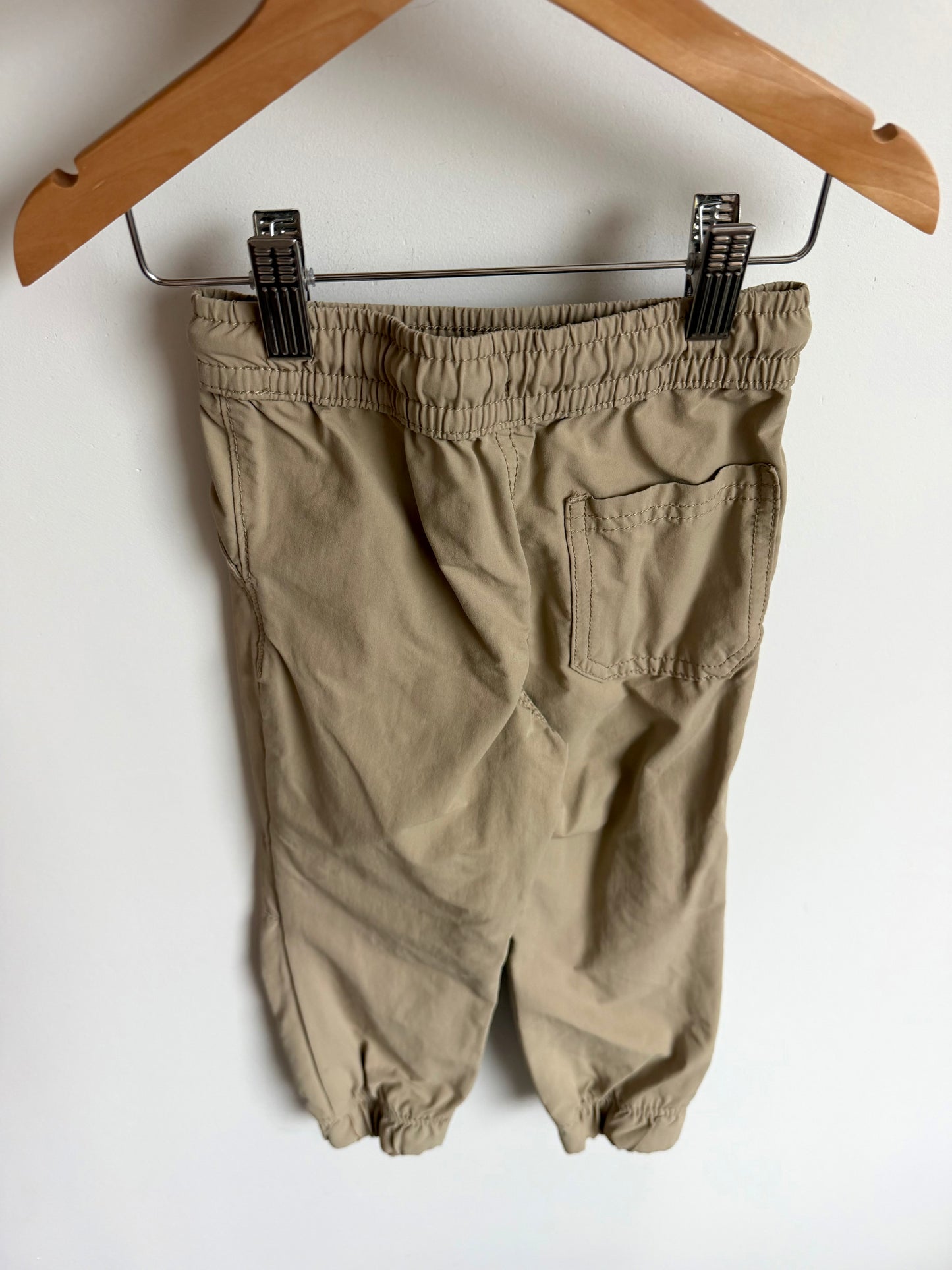Tan Tapered Joggers / 3T
