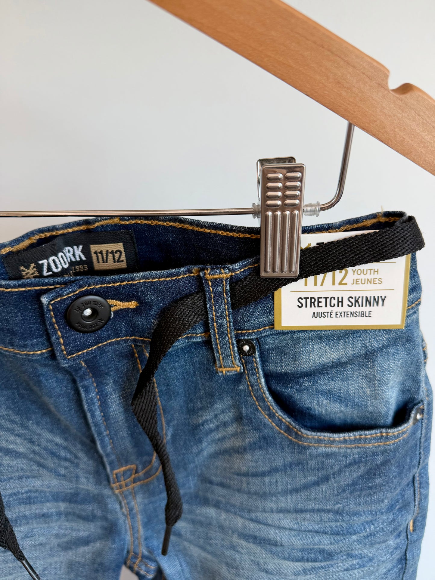 Stretch Skinny Jeans (With tags) / 11-12 years
