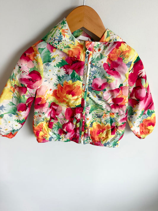 Gap Watercolour Floral Jacket / 3T
