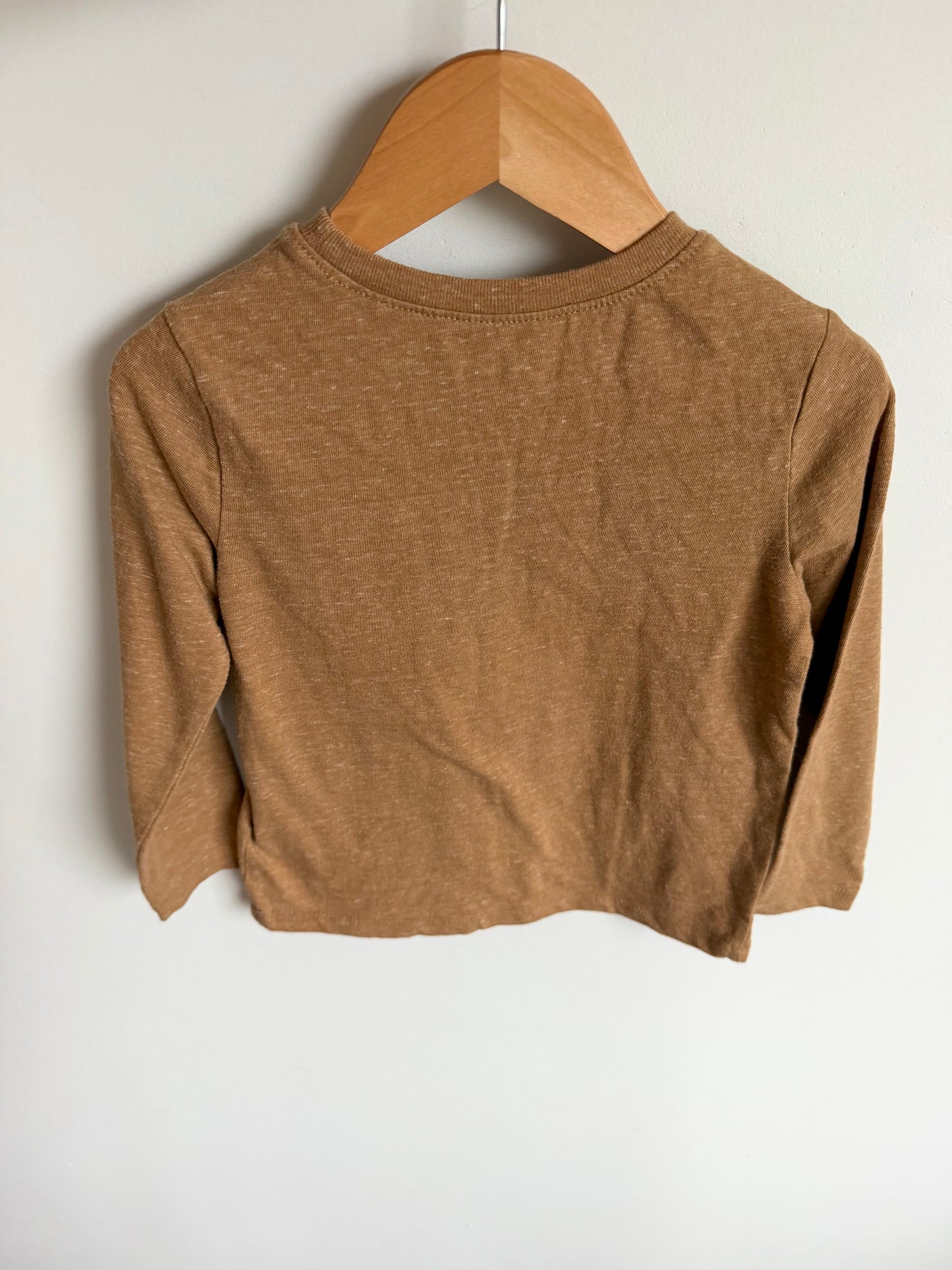 Tan Long Sleeve Top / 3-4T