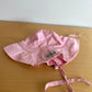 Pink Sun Hat with Chin Strap / 0-6m