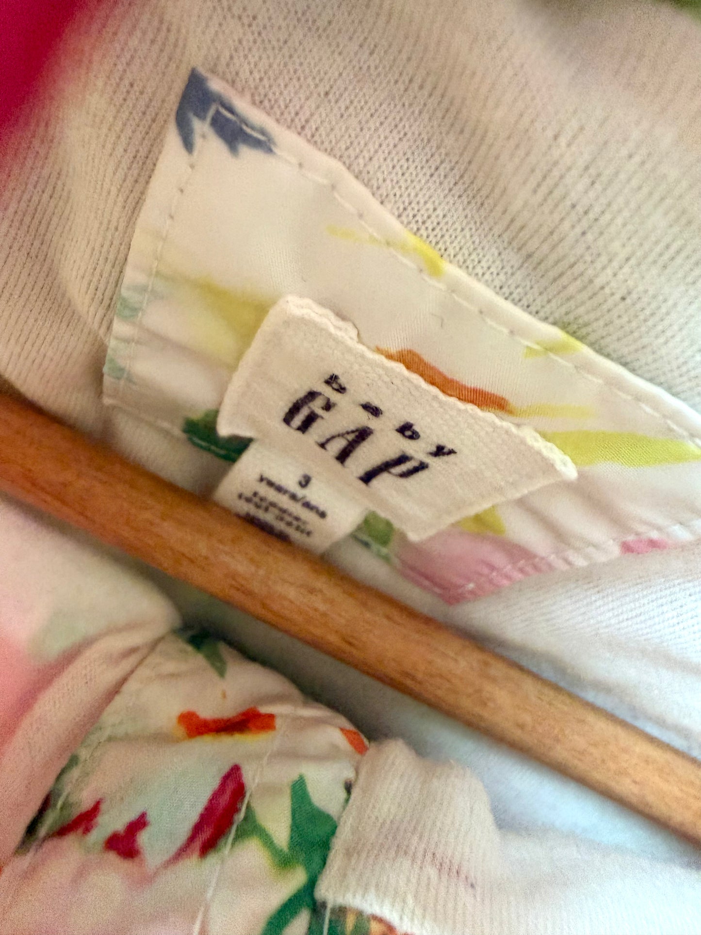 Gap Watercolour Floral Jacket / 3T