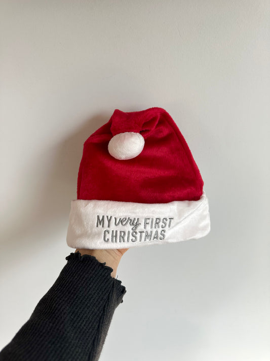 My Very First Christmas Santa Hat / 3-9m