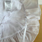 White Sun Hat with Chin Strap / 6-9m