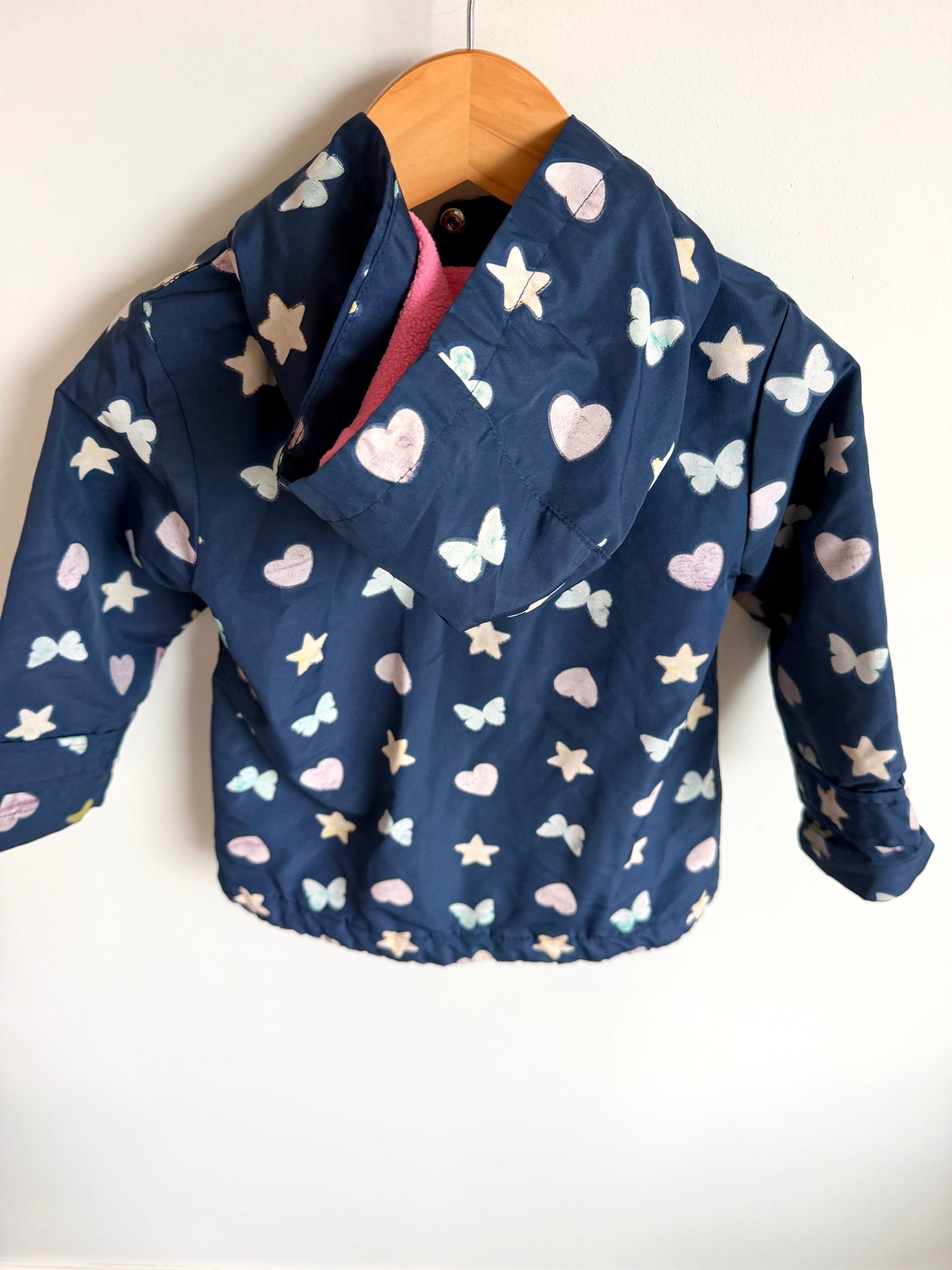 Navy Colour Changing Shapes Jacket  (PLAY) / 2T