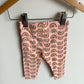 Rainbow Peach Leggings / 3-6m