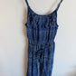 Indigo Aztec Romper with Skirt / 8 years