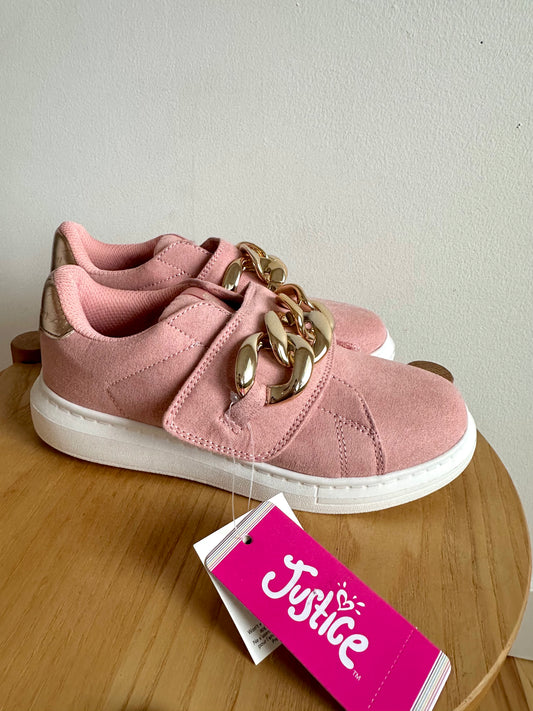 Pink Shoes with Gold Detail (Tags still on) / Size 1 Big Kids (No Shipping)