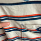 Retro Striped Long Sleeve Pocket Top / 4T