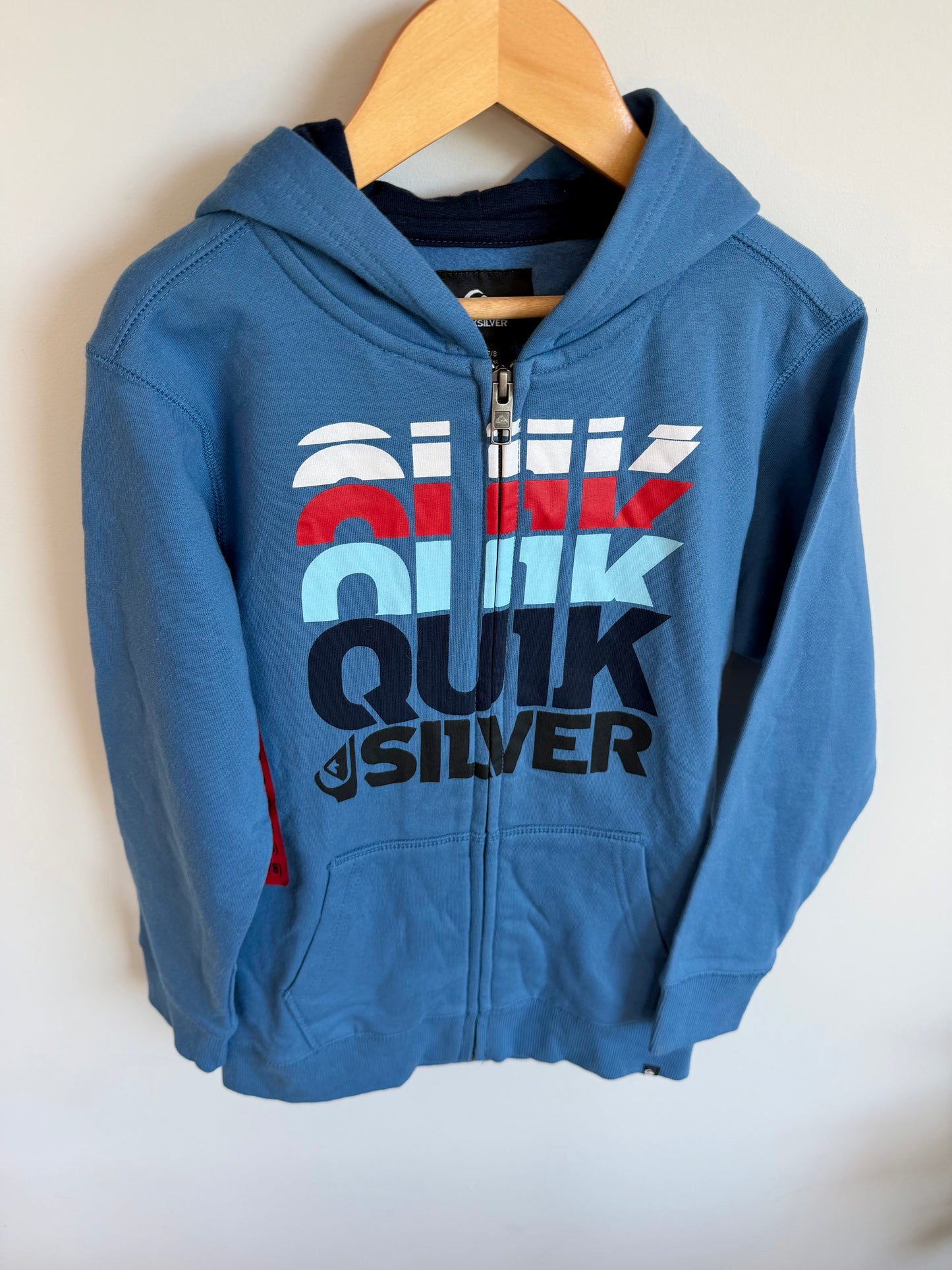 Quick Silver Blue Hoodie (With tags) / 7-8 years