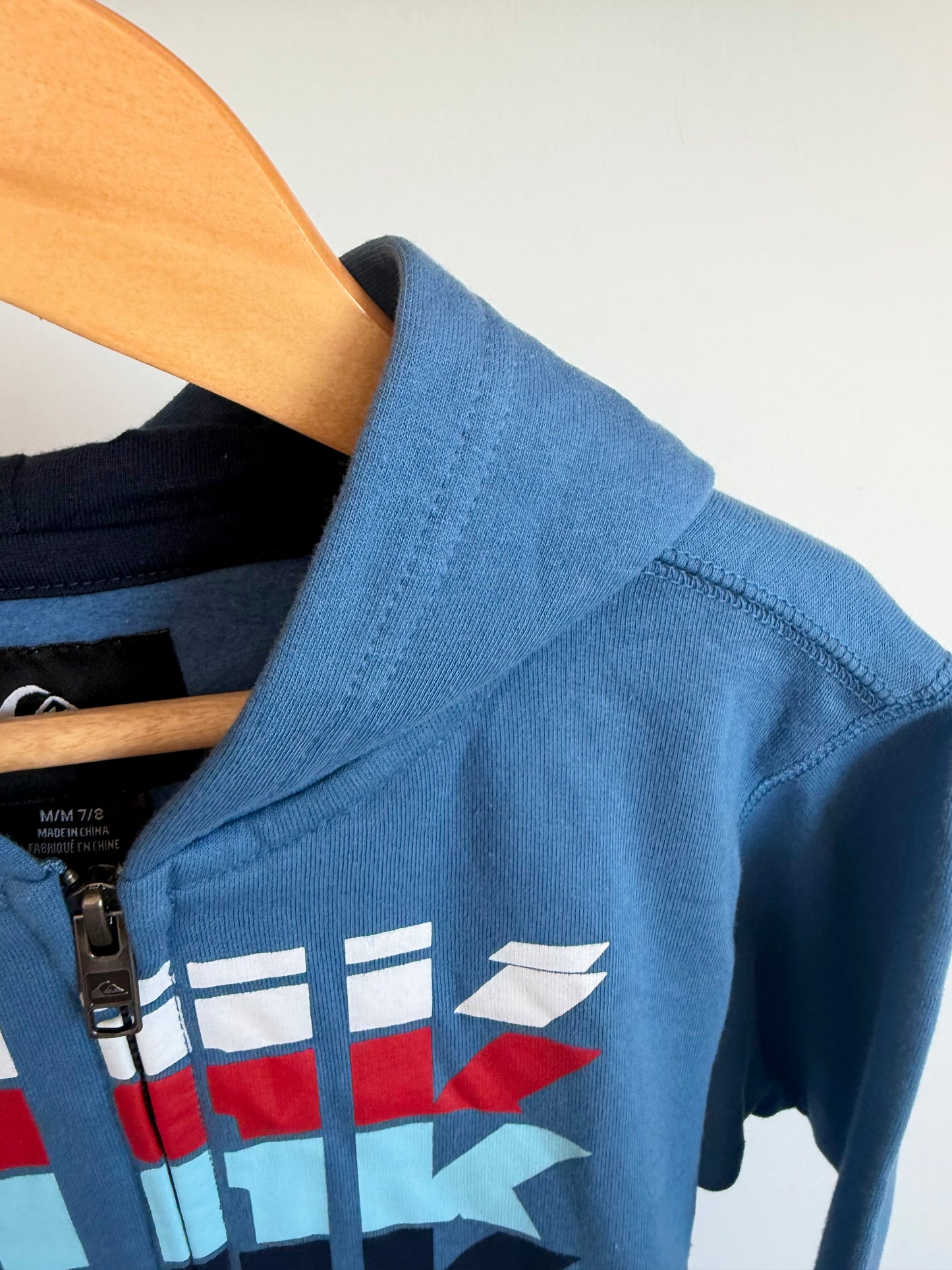 Quick Silver Blue Hoodie (With tags) / 7-8 years