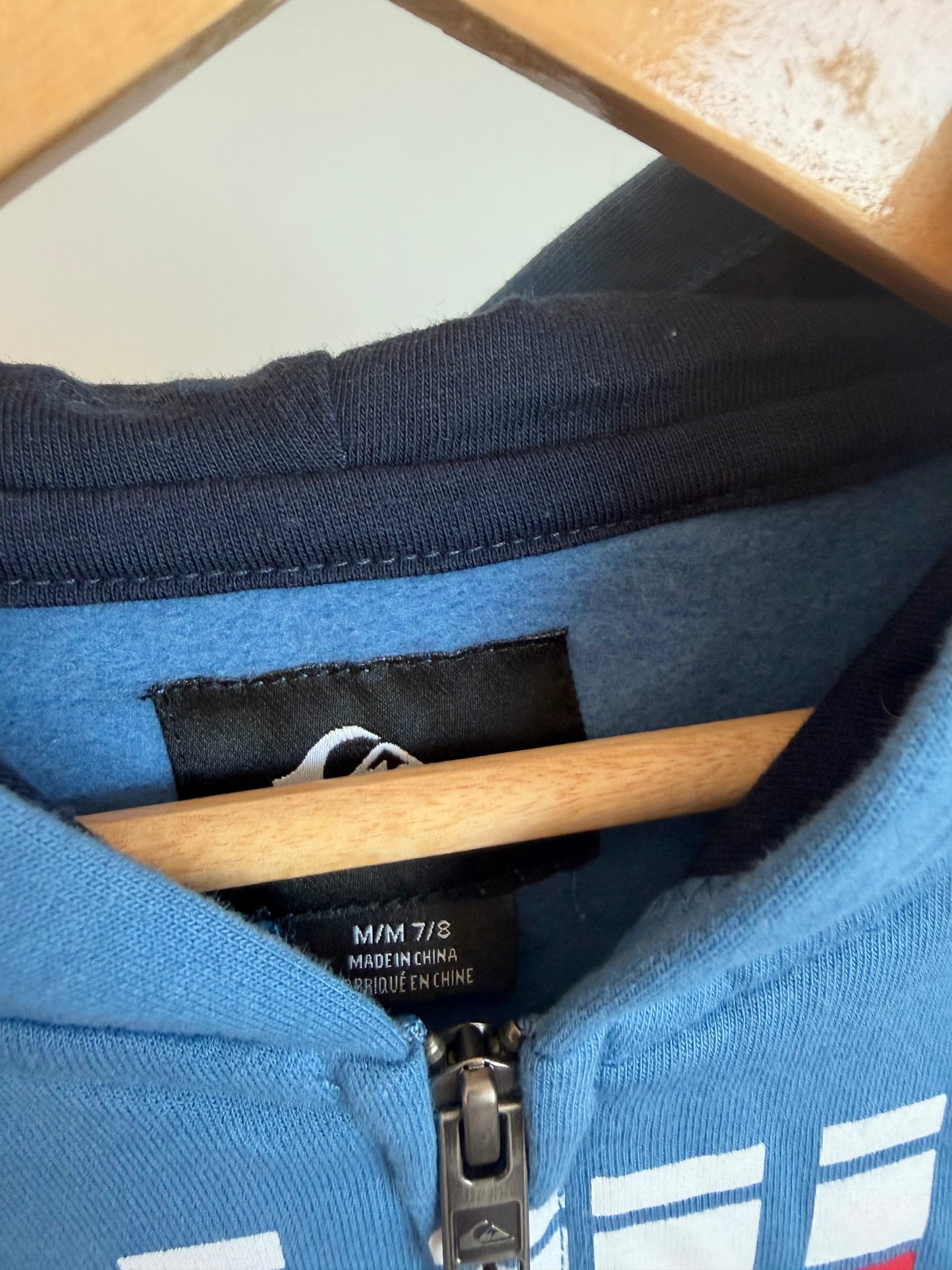 Quick Silver Blue Hoodie (With tags) / 7-8 years