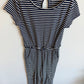 Navy Striped Jumpsuit / 10-12 years