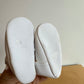 White Floral Velcro Shoes / Size 2 Infant