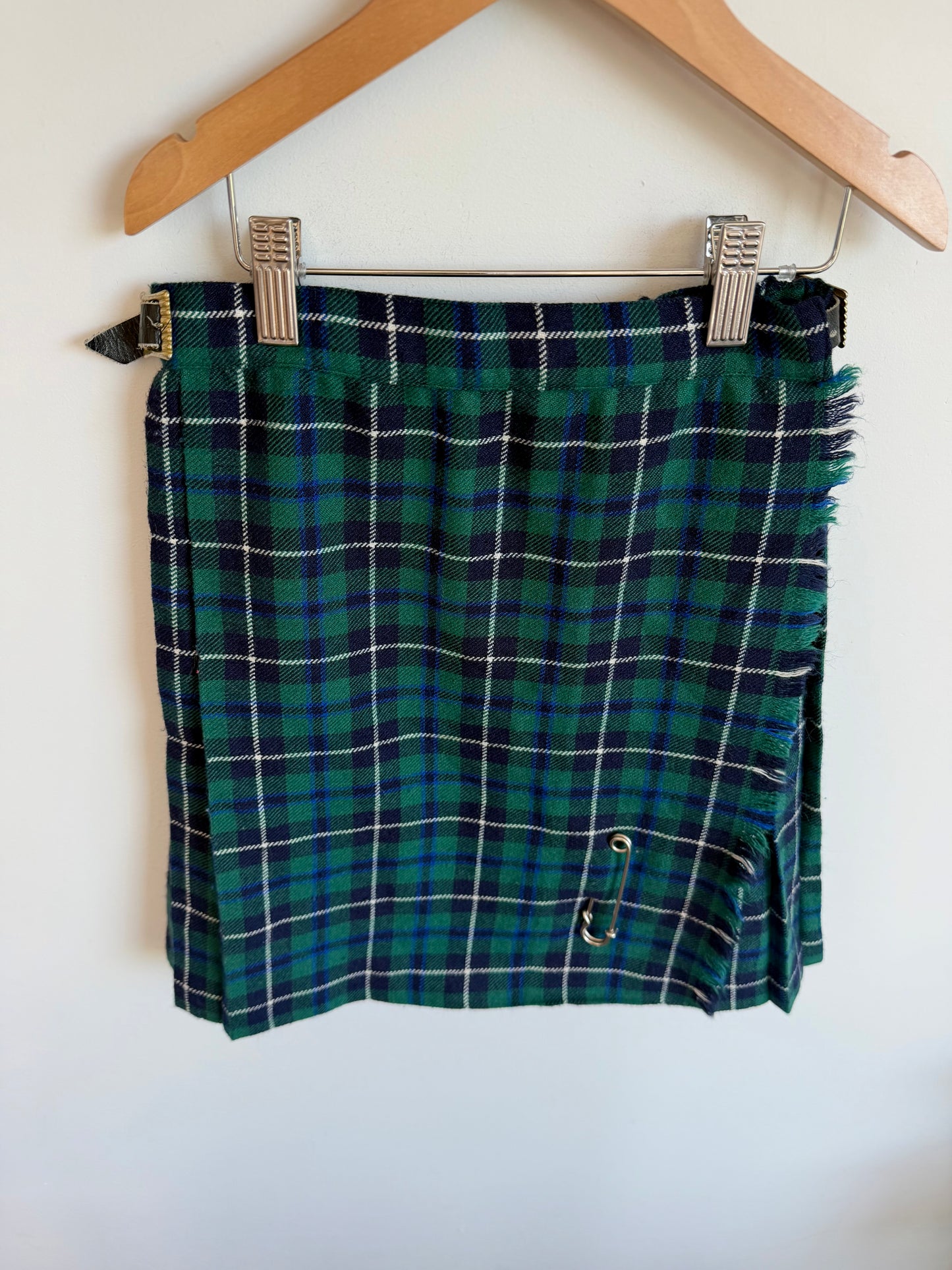 Vintage Tartan Skirt / 12 years