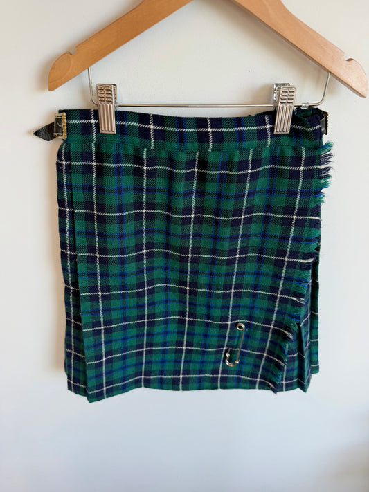 Vintage Tartan Skirt / 12 years