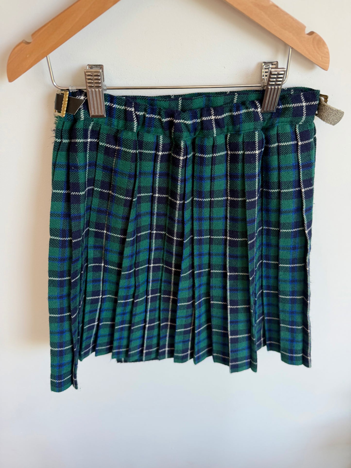 Vintage Tartan Skirt / 12 years