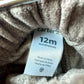 Brown Fleece Tapered Pants / 12m
