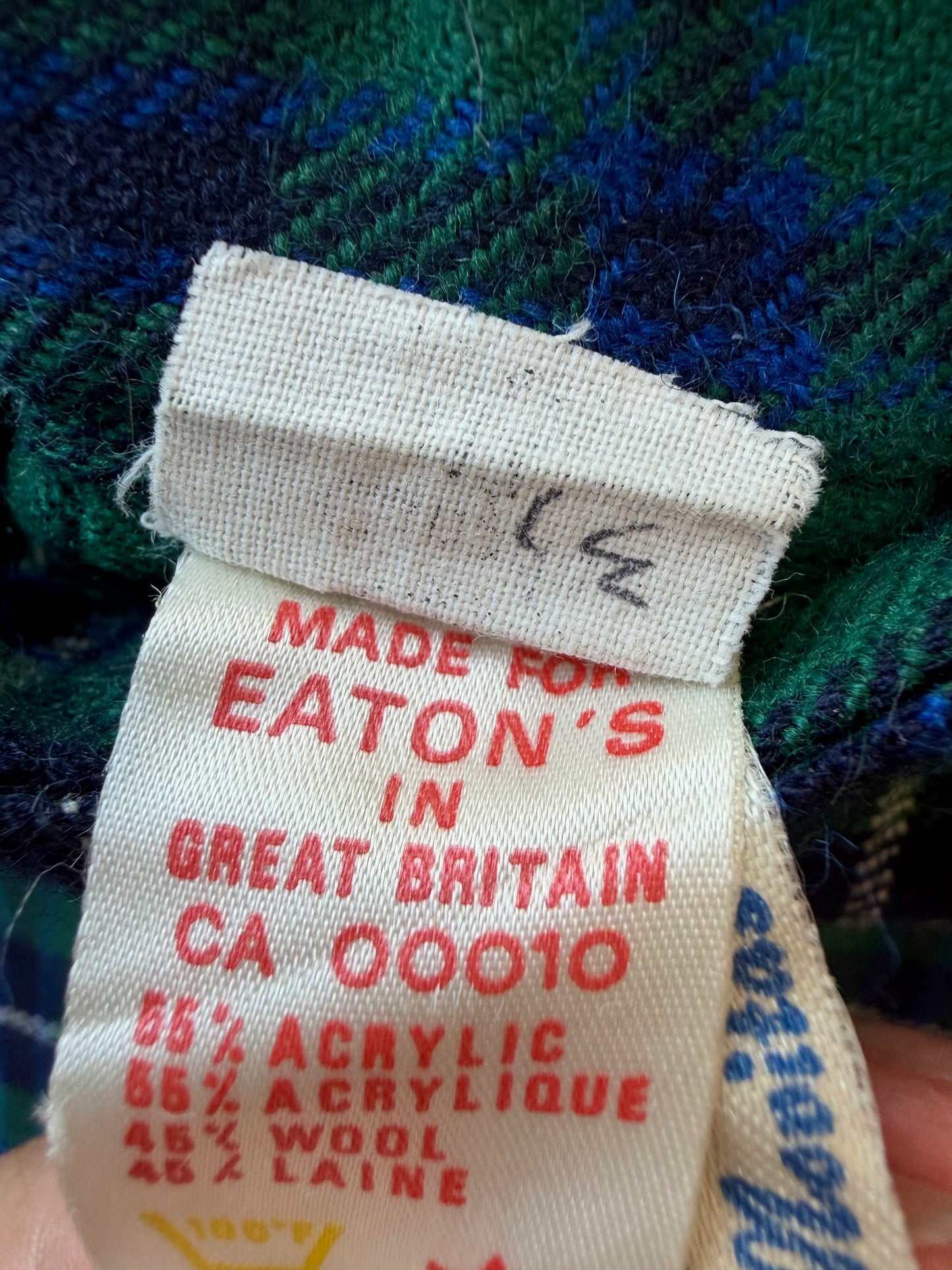 Vintage Tartan Skirt / 12 years