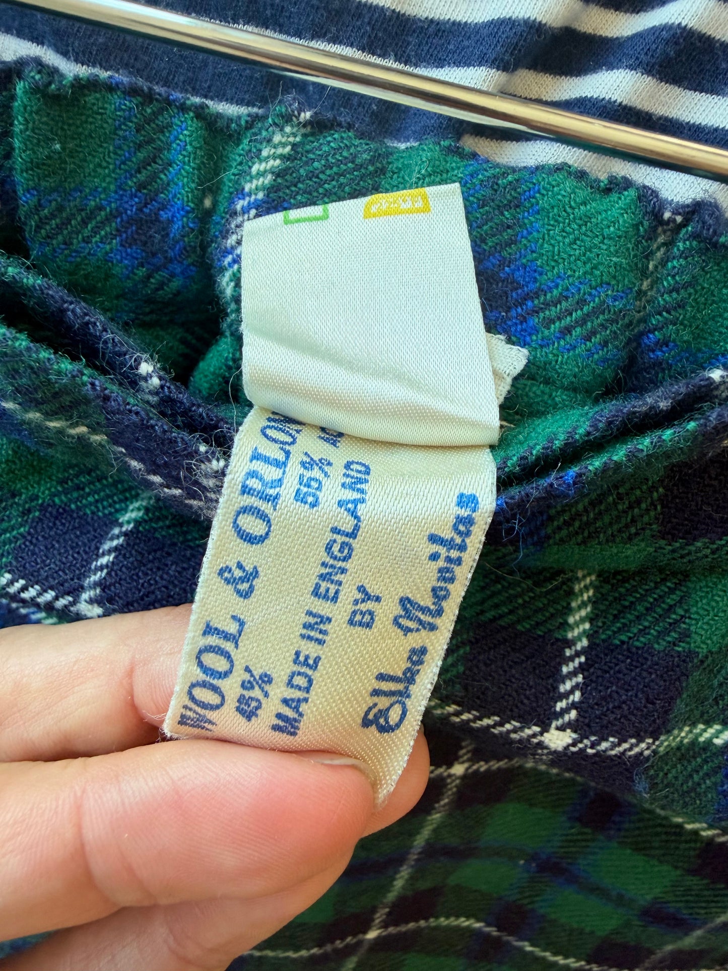 Vintage Tartan Skirt / 12 years
