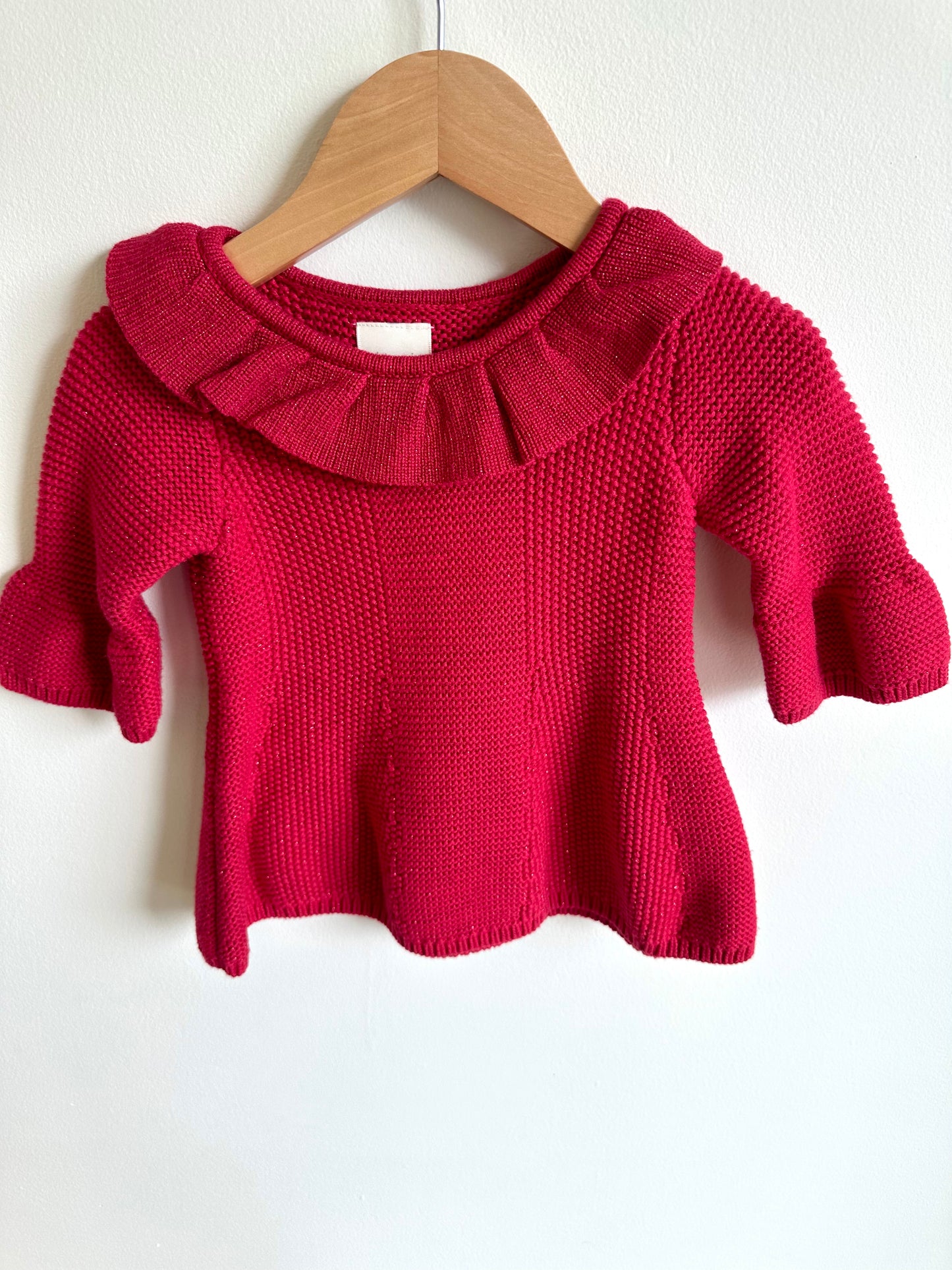 Red Knit Dress / 18m