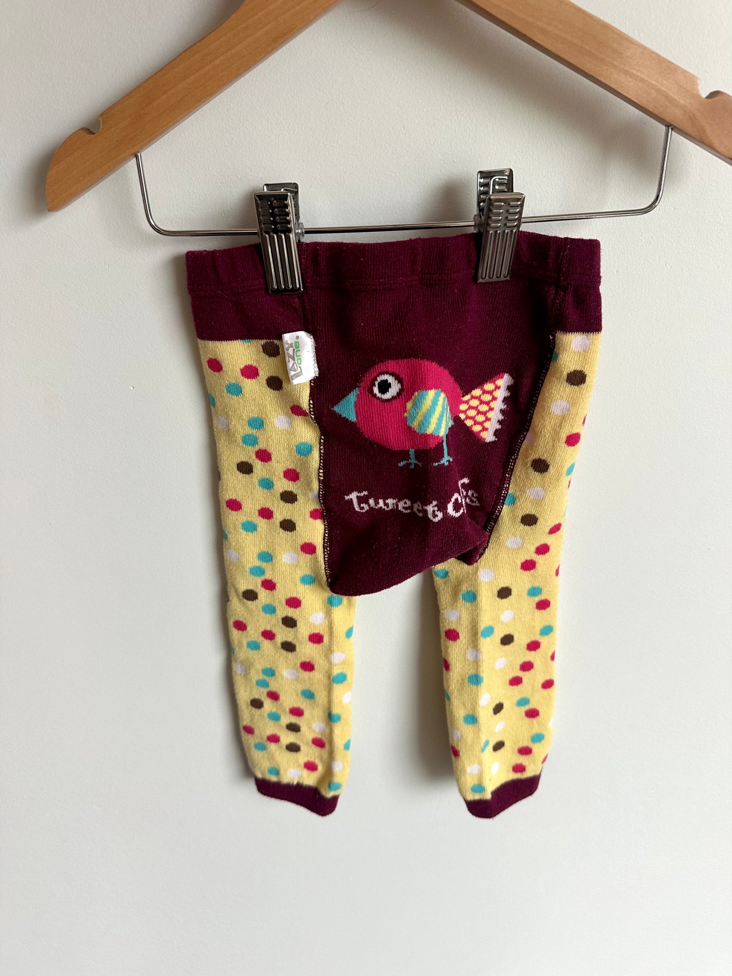 Tweet Dotted Leggings / 6-12m