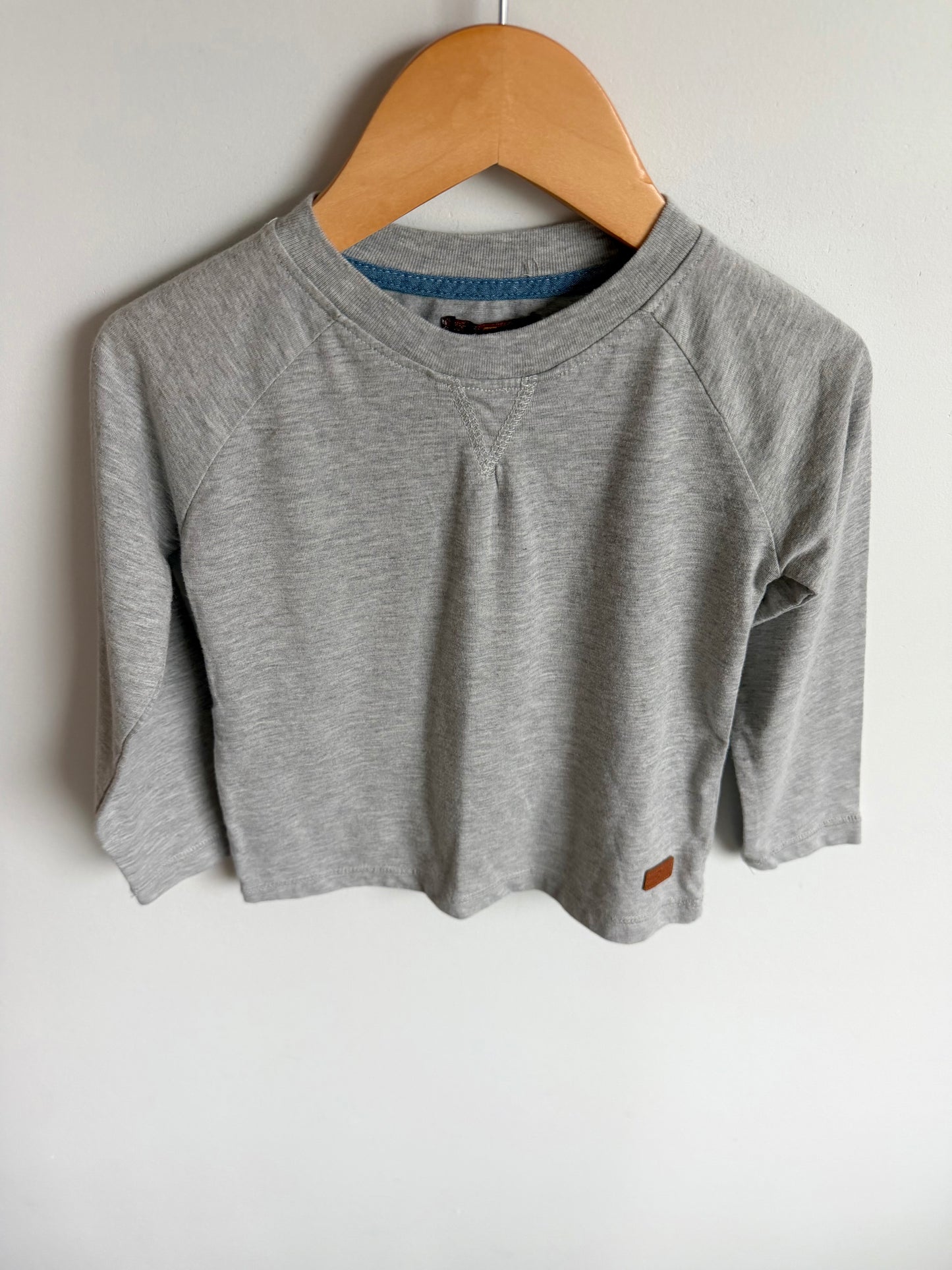 Grey Long Sleeve Top / 3T