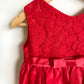 Red Lace Dress with Bow / 24m?