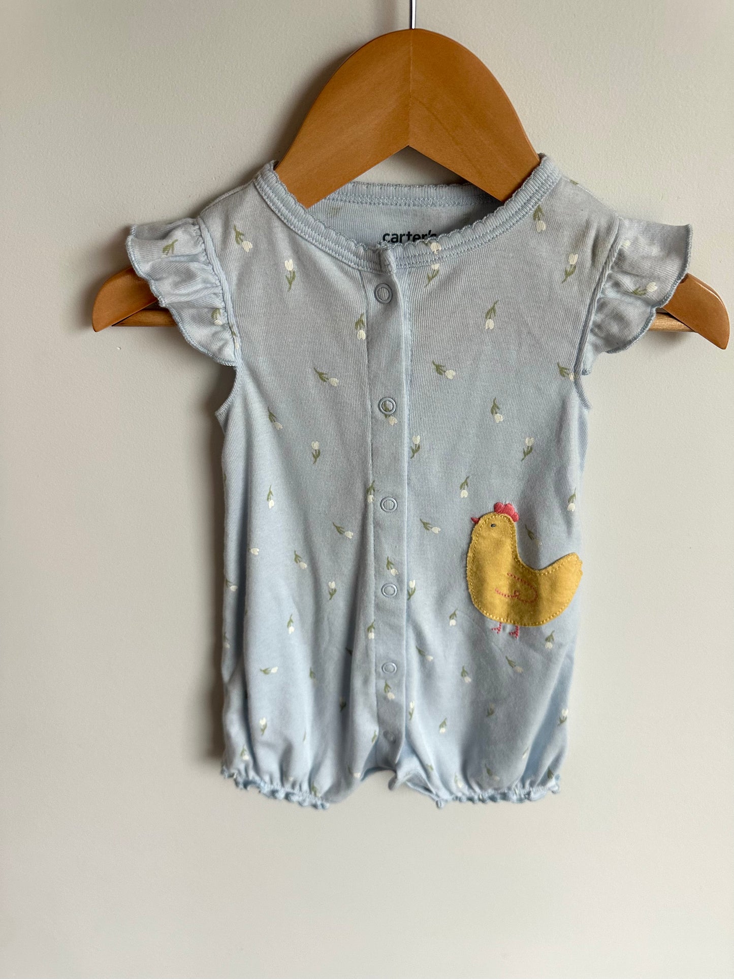 Chick Floral Romper / 3-6m