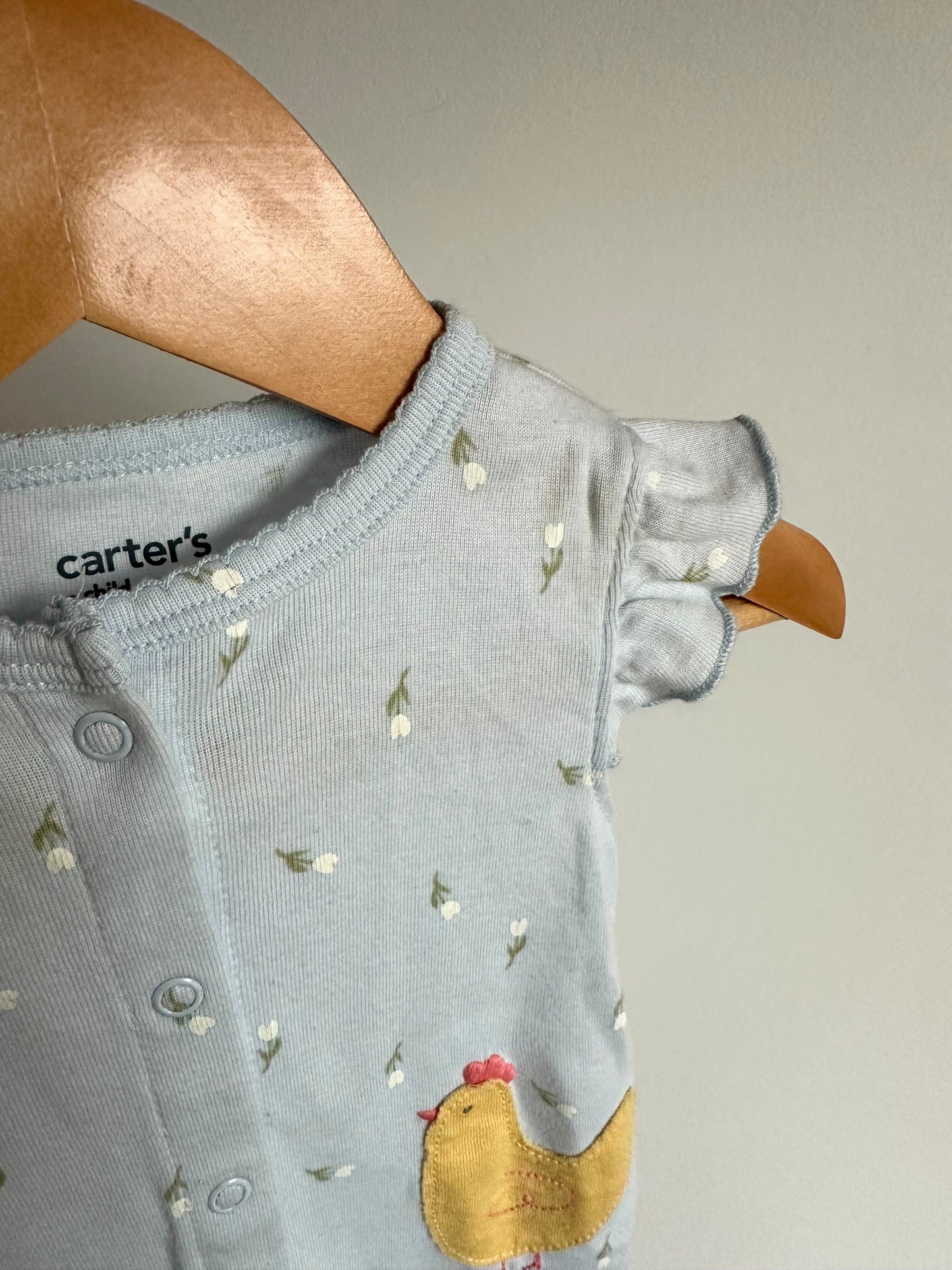 Chick Floral Romper / 3-6m