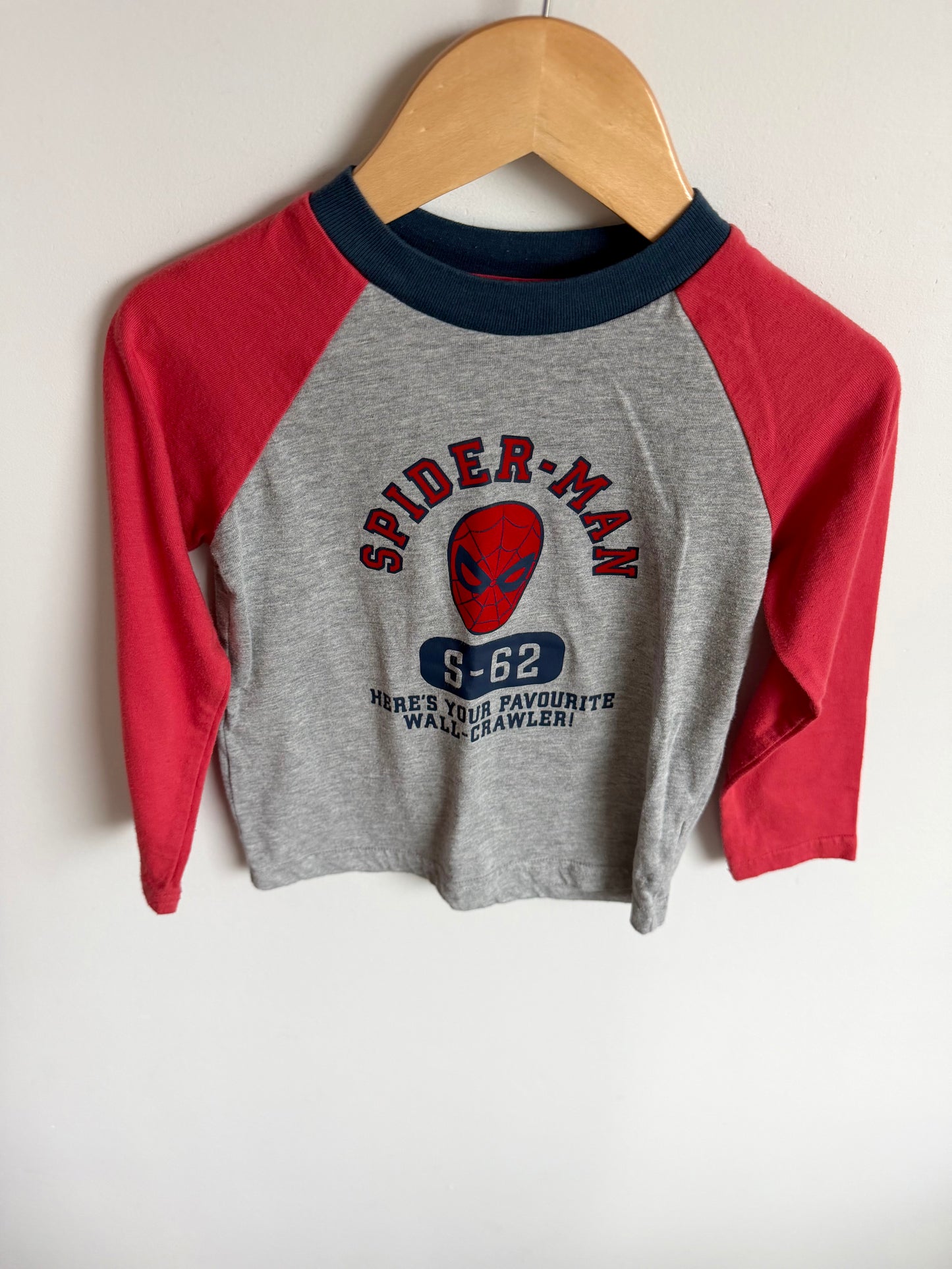 Spider Man Crawler Long Sleeve Top / 3T