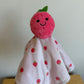 Strawberry Lovey with Grab Toy