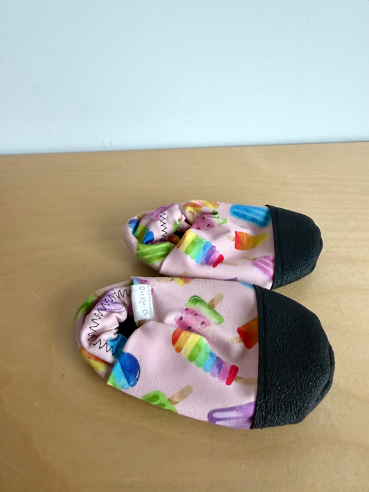 Gus Kids Co. Popsicle Rubber Sole Slipper / Size 3-4 Toddler