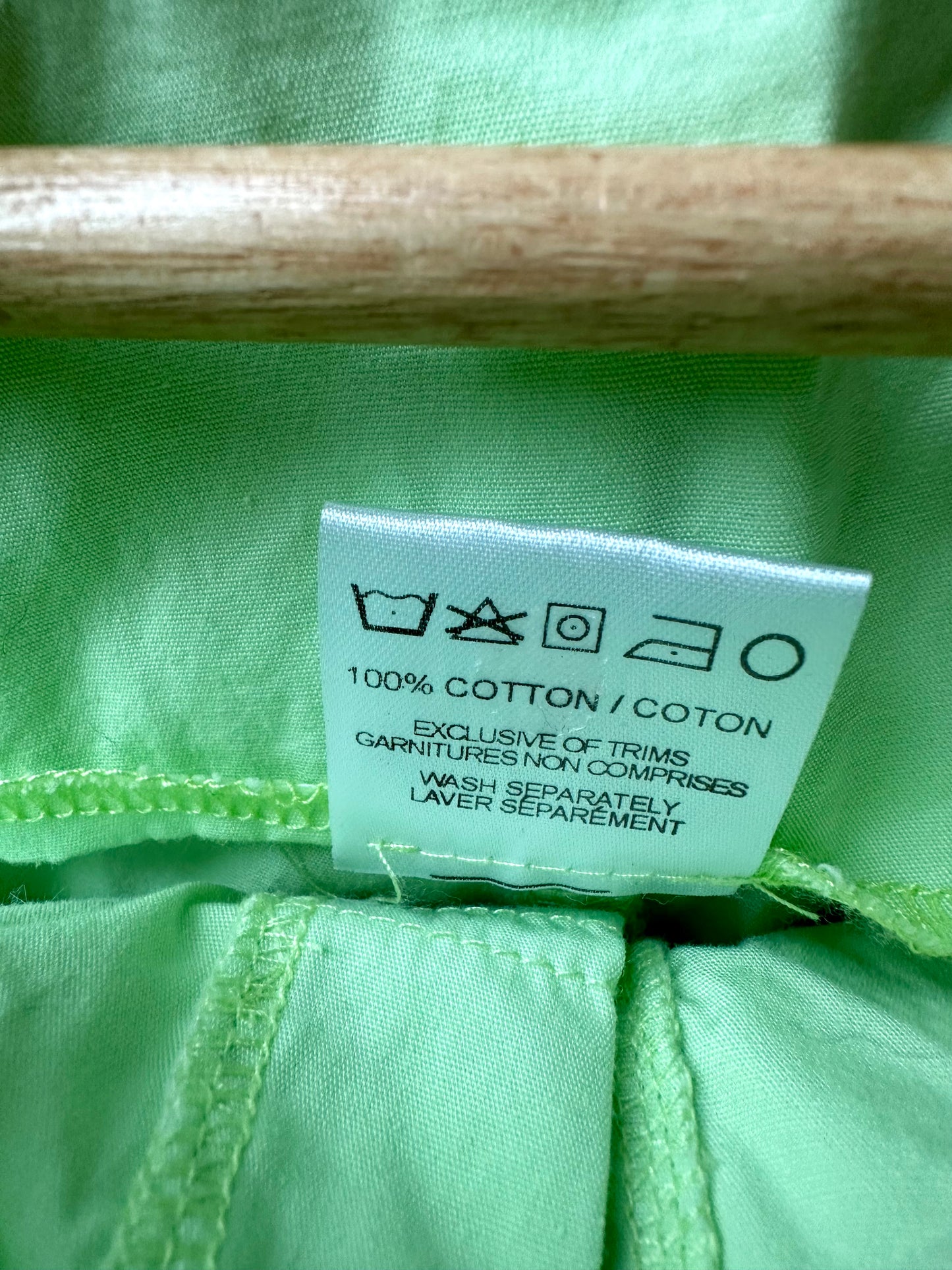 Pooh Green Short Overalls / 9m