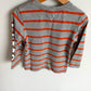 Elmo Striped Long Sleeve Top / 2-3T