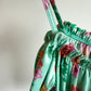 Turquoise Floral Romper / 10 years