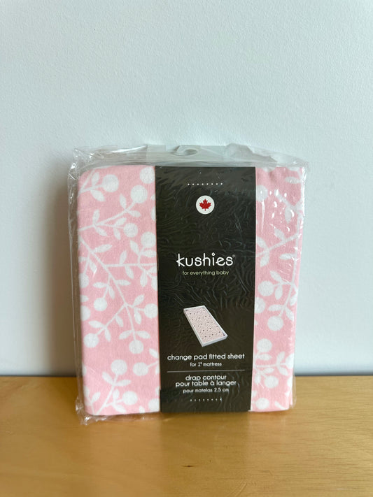 Kushies Pink Change Pad Sheet