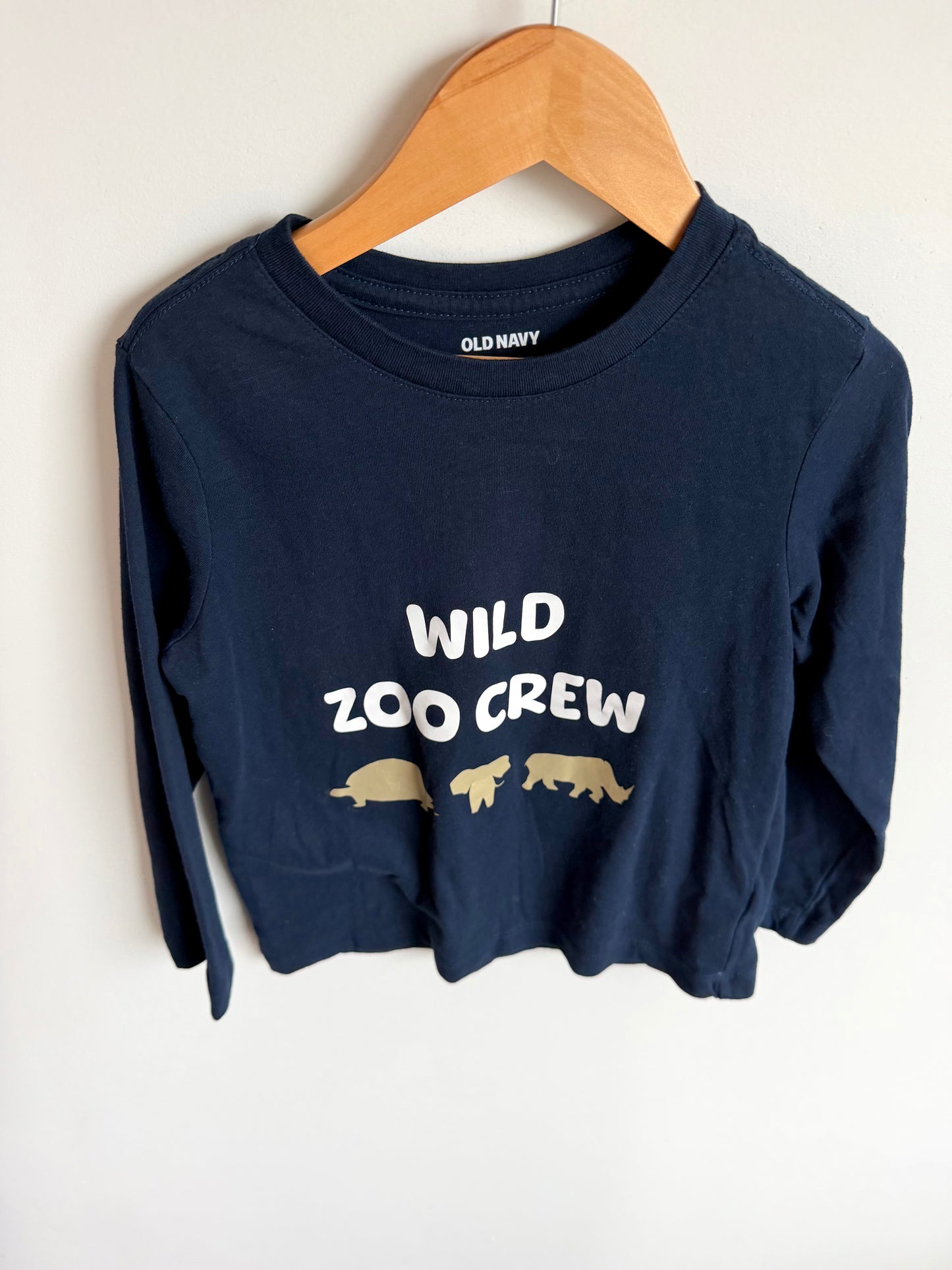 Wild Zoo Crew Top / 4-5T