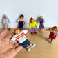 Bendable Wooden Mini Doll Toy Set