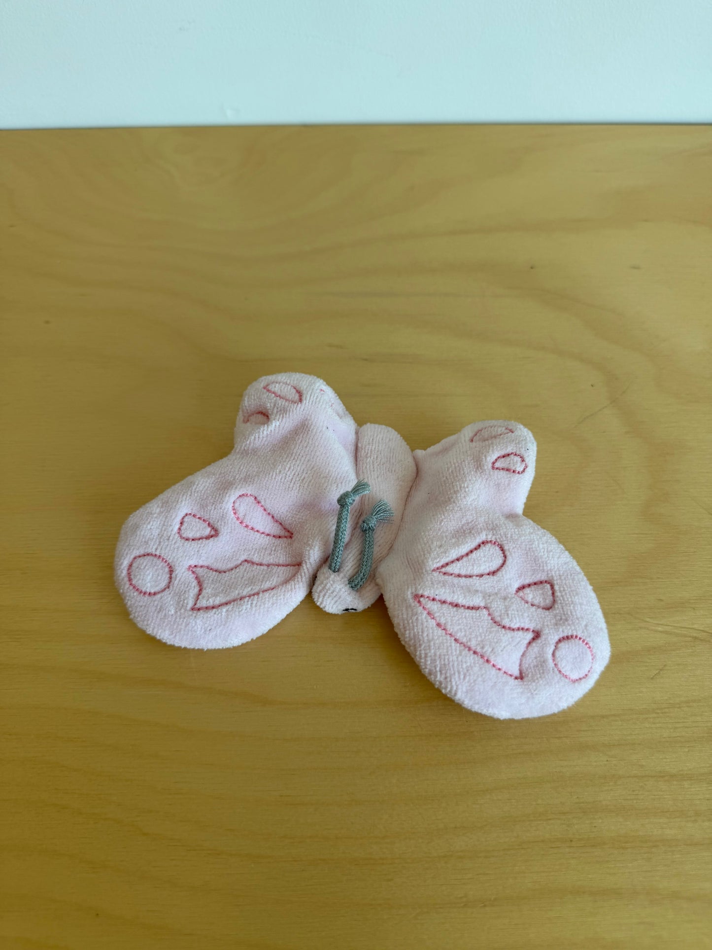 Butterfly Pink Organic Crinkle Toy