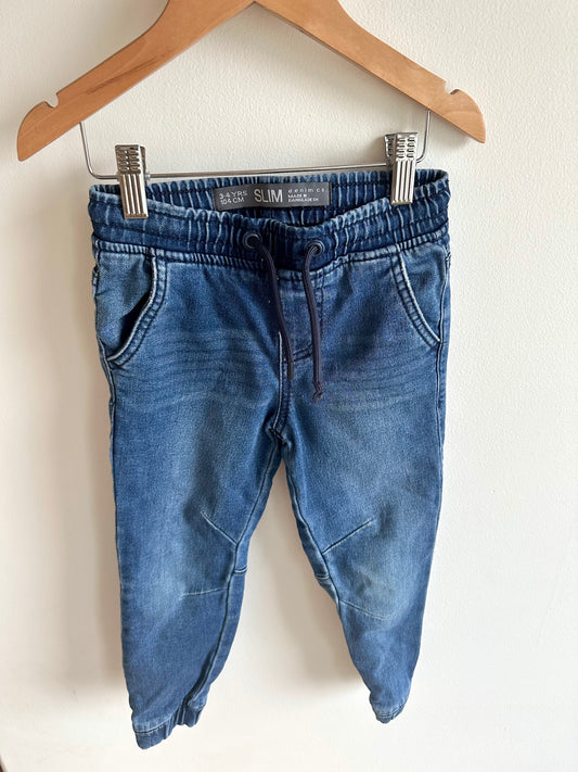 Tapered Denim Like Pants / 3-4T