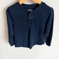 Navy 3 Button Long Sleeve Top / 4-5T