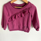 Mulberry Ruffle Sweater / 18-24m