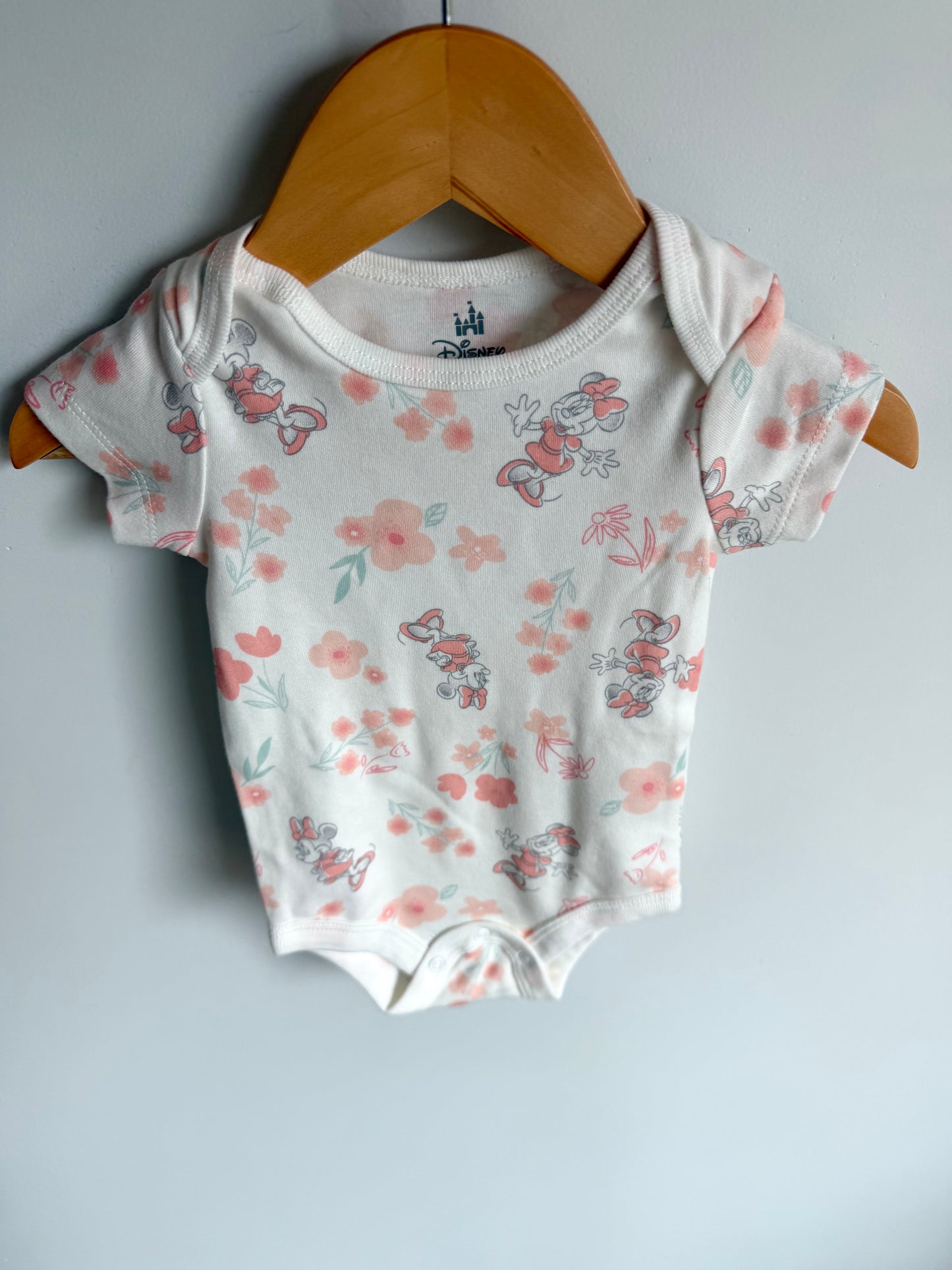 Set of 2 Minnie Mouse Bodysuits / 0-3m