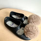 Baubles + Soles Slip On Shoes with Pom Pom/ Size 8 Toddler Footwear