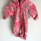 Columbia Pink Fleece Bunting Suit / 3-6m