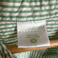 Green Striped Maternity Top / Medium
