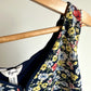 Navy Floral Tank Top / Medium