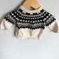 Black + White Knit Sweater / 0-3m